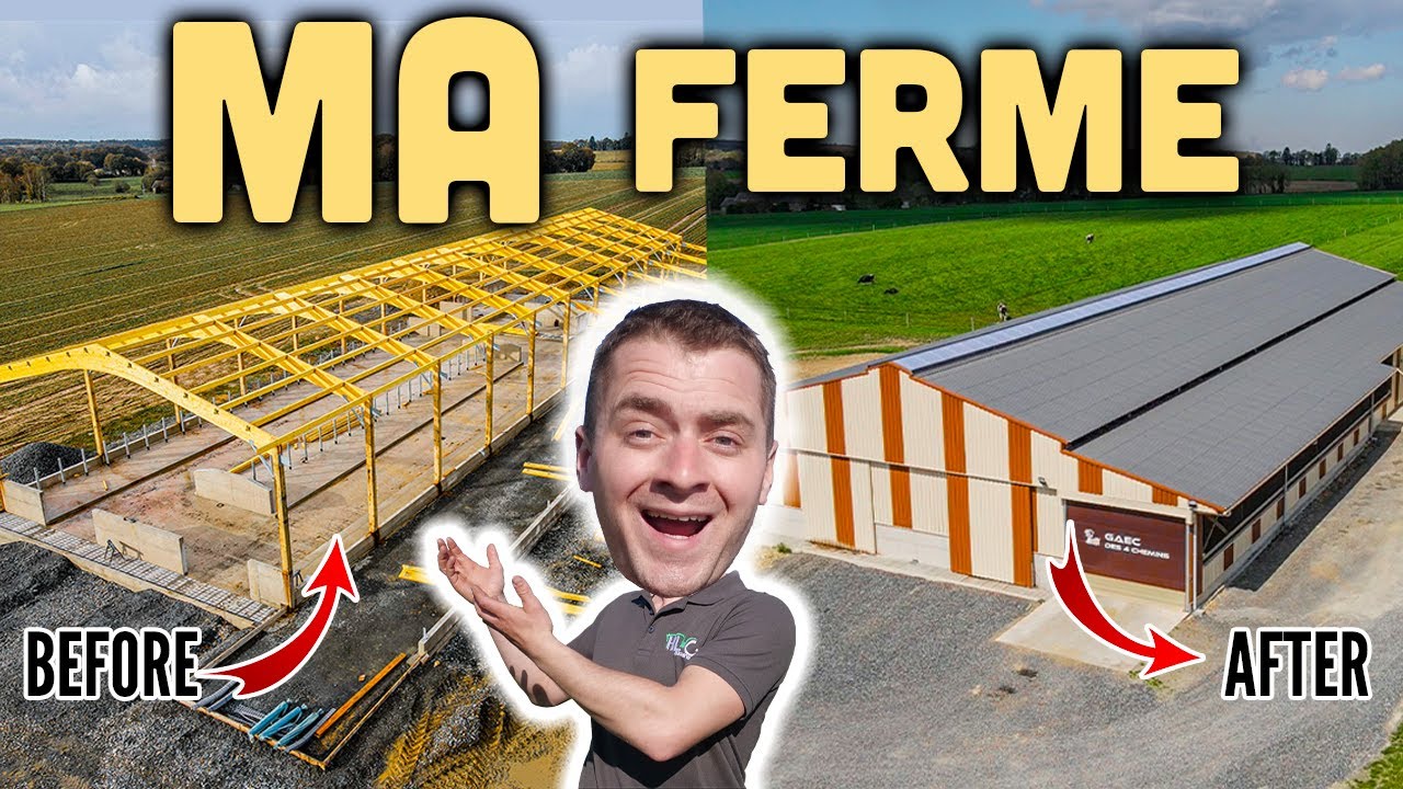 MA nouvelle Étable à vaches laitières 👨‍🌾🐄🚜