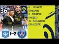 Осер 1-2 ПСЖ Обзор Матча | Месси и Мбаппе опять вместе | Auxerre 1-2 PSG Marseille Highlights