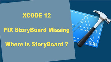 Xcode 12 Series: No Storyboard Fix In A Minute