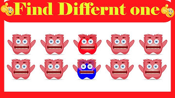 HOW GOOD ARE YOUR EYES #041 | FIND THE ODD EMOJI OUT | EMOJI PUZZLE QUIZ