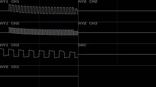 Fix-It Felix Classic - all sounds oscilloscope view (2 x AY-3-8910 + 4-bit Generic PCM DAC)