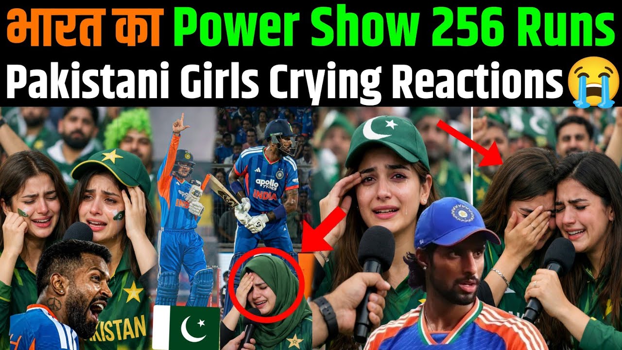 Pakistani Girl Crying Reaction India Score 256 Runs & Crush Zimbabwe | Pak Reaction | IND vs ZIM