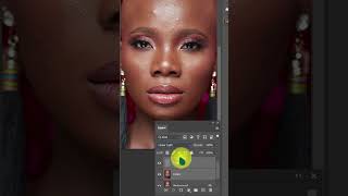 How to Smooth Skin in Photoshop using Frequency Separation #shorts