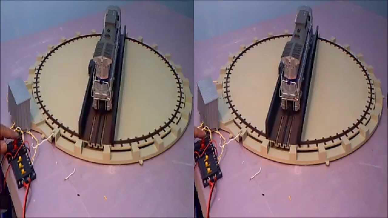 connecting Atlas O Scale Turntable in 3Rail Layout - YouTube