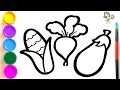 aprenda a desenhar legumes passo a passo | rasm chizish | Draw Dolls