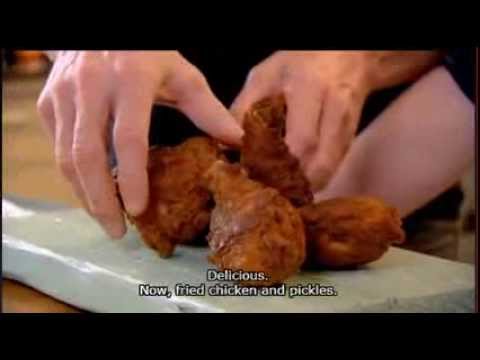 Buttermilk Fried Chicken With Quick Sweet Pickled Celery Recipe