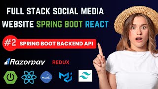 Create Social Media Website Using Spring Boot, MySql, Spring Secuirty, Jwt | Java Full Stack Project