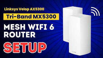 Linksys Velop AX5300   Tri Band MX5300 Mesh wifi 6 router