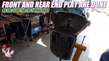 Fornt and Rear End Play are set on the 4l80e
