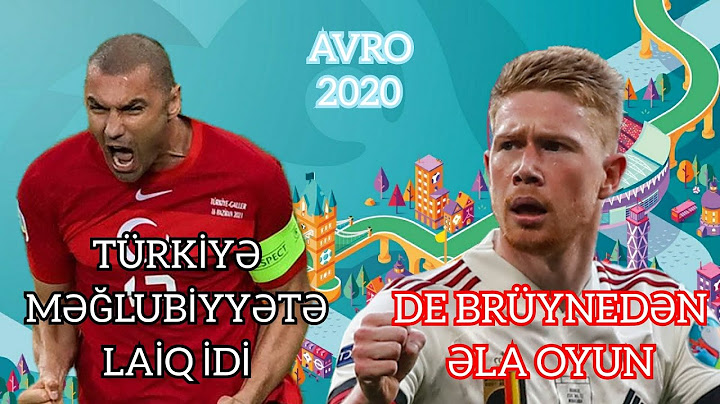AVRO 2020 / TÜRKİYƏ MƏĞLUBİYYƏTƏ LAİQ İDİ / DE BRÜYNE SƏVİYYƏ FƏRQİ YARADIR#EURO2020#EURO2020BAKU