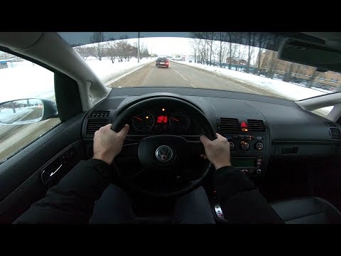 2006 Volkswagen Touran TDI 1.9L (105HP) POV CITY DRIVING