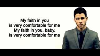 Information Nick Jonas - Comfortable Lyrics News