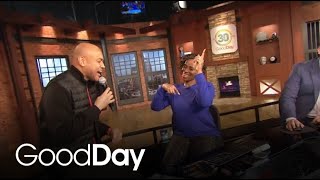 Lead singer of 'Maze The Music Forever', Chris Walker, performs on Good Day!