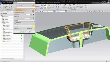 NX CAD : Create and edit an emboss body
