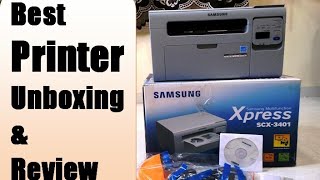 Best Printer Samsung SCX3401 Complete Review and Unboxing