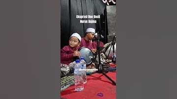 Thumbnail of Ekspresi Duo Bocil Ketika Sholawat Kesukaannya Dibawakan // Huwa Ahmadun #viralvideo #fyp #hadroh