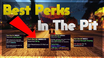 Best Perk Layout To Get The Highest Amount Of Kills [Hypixel-The Pit]