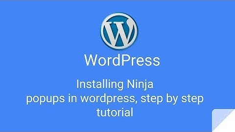 How to install ninja popups Plugin for wordpress