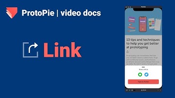 Learn to connect your protopie prototype to real apps and websites using the link response