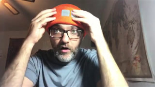 Collab beanie with reflective logos from the Freeway Your Mind collection.