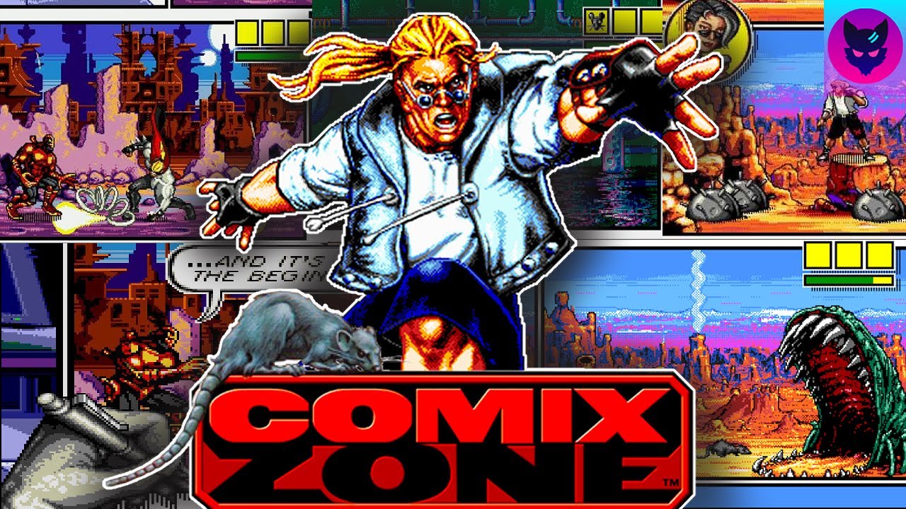 Comix zone sega коды на бессмертие. Комикс зон сега. Comix Zone Алиса. Комикс зон прохождение. Comix Zone Gameplay.