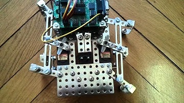 Three servo hexapod