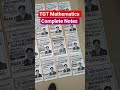 TGT maths complete Notes #tgt #maths #mathstricks