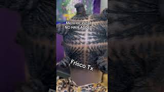 Micro loc install 🔒 No hair added 📍Frisco Tx