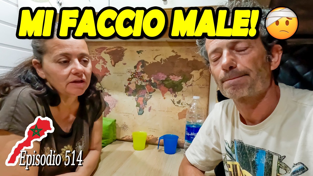 Purtroppo in viaggio non dovrebbe accadere.. mi faccio male!Ferita profonda nel deserto in Marocco😰
