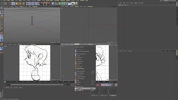 [C4D] Creating a Cartoon Character 001- Setting up Reference Images