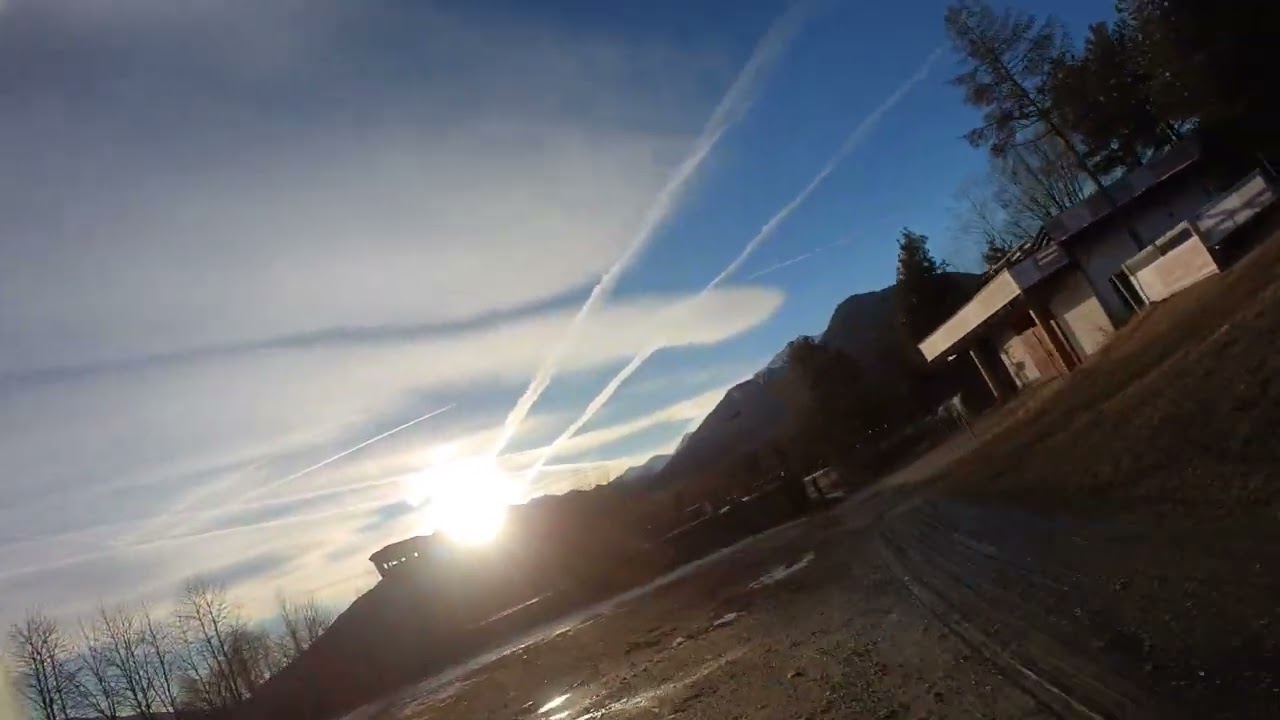 The sun goes down - fpv