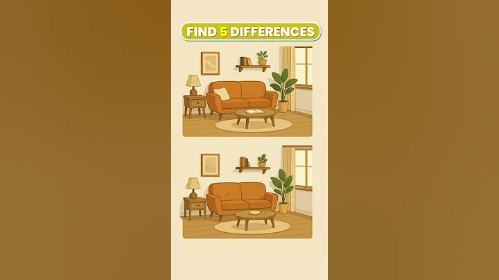 Find 5 differences between two pictures #shortsfeed #trending #shorts