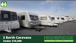 2 Berth Caravans Under 10,000