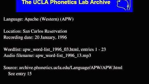 Western Apache audio: apw_word-list_1996_13