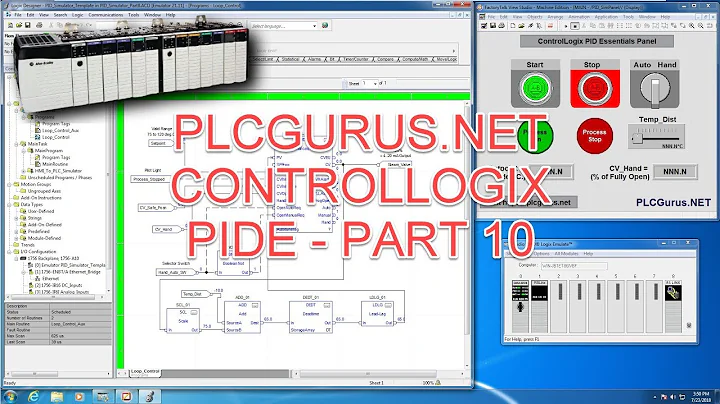 PLCGurus.NET - ControlLogix PIDE - Part 10 - Open Loop Test