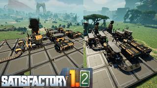 Upgrading Small starter factories to 100% EFFICIENCY | SATISFACTORY1.2 | EP 3