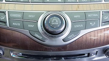 2017 INFINITI Q70 HEV - Control Panel and Touch Screen Overview (if so equipped)