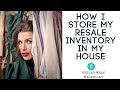 How I Store my Reselling Inventory in my Small Home