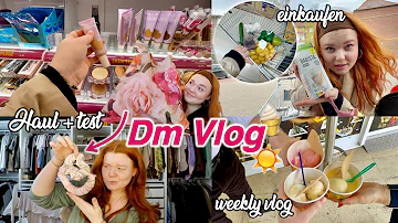 Dm Vlog, Haul & test, einkaufen - Weekly vlog I Meggyxoxo