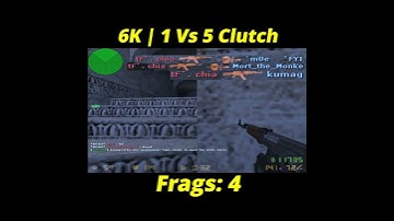 6K | 1 Vs 5 Clutch #headshot #beast #insane #proplayer #wow #nostalgia #counterstrike #cs16