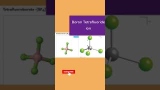 #shorts #Tetrafluroborateion Tetra Fluro borane ion