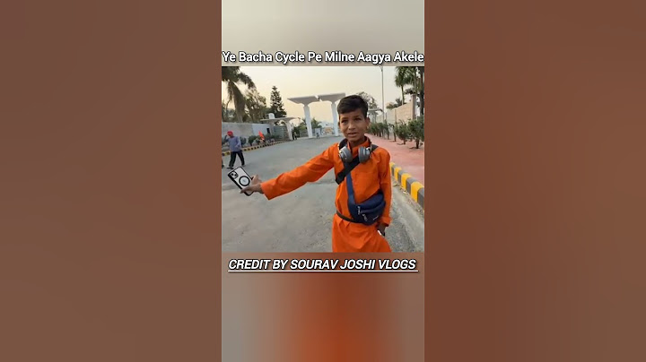 YE Bacha Cycle Pe Milne Aagya Akele FROM DEHLI | @souravjvlogs  😍😍 #shortsfeed #ytshorts