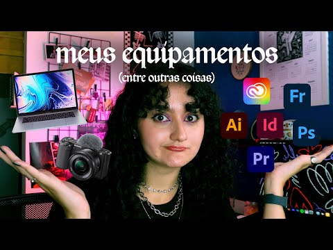 tudo que uso como designer, ilustradora e criadora de conteúdo ✷ macbook, sony zve-10, setup
