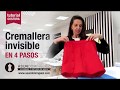 Cremallera invisible perfecta en 4 sencillos pasos  - Turorial de costura fácil