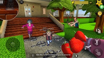 Scary Teacher 3D V 5.28 ( Mod menu) - Troll miss T every day   , gameplay android/ ios