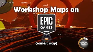 How to play Steam Workshop maps on Epic in Rocket League (best method)