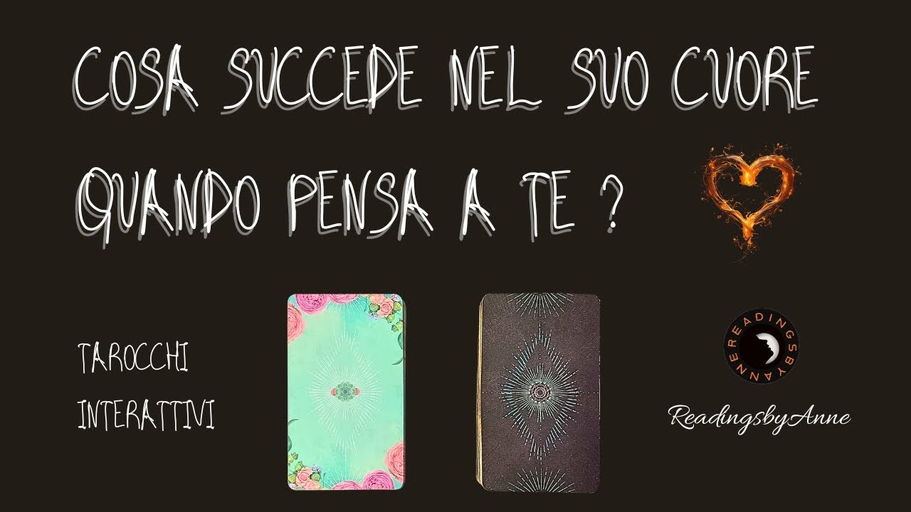 Cosa succede davvero nel suo cuore quando pensa a te? #tarocchiinterattivi