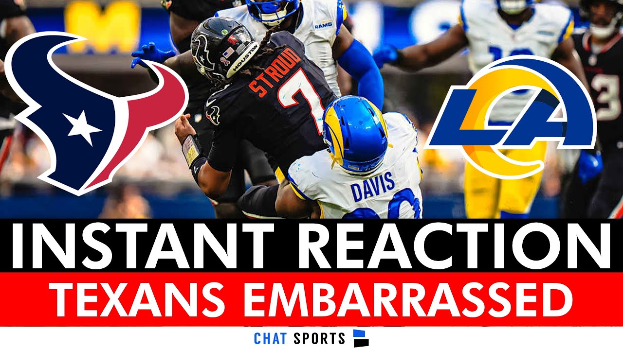 Houston Texans EMBARRASSED Week 1 vs. Los Angeles Rams After Colts Blow Out Dolphins