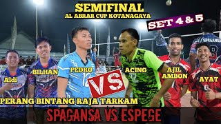 SEMAKIN MEMANAS KETIKA KEDUA TEAM BERMAIN 5 SET | SPAGANSA VS ESPEGE | SET 4 & 5 |