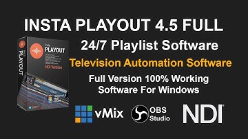 Insta Playout 4.5 Automation Software In vMix